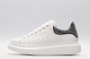 Alexander McQueen White & Black Studded Oversized Sneakers