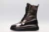 Alexander McQueen winter boots cafe