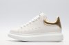 ALEXANDER MCQUEEN 40MM LEATHER & METALLIC LEATHER SNEAKERS