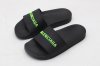 Balenciaga Rubber Slides Black Fluo Green