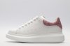 ALEXANDER MCQUEEN White & Rose Tiny Dancer Oversized Sneakers