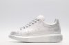 ALEXANDER MCQUEEN silver oversized sneakers