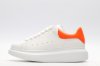 ALEXANDER MCQUEEN OVERSIZED SNEAKER with orange heel