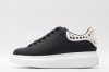 ALEXANDER MCQUEEN Black Studded Logo Oversized Sneakers