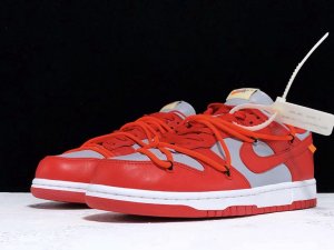 Off-White x Dunk Low University Red(CT0856-600)